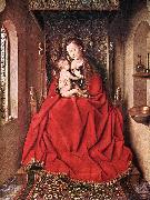 EYCK, Jan van Suckling Madonna Enthroned ss Sweden oil painting reproduction